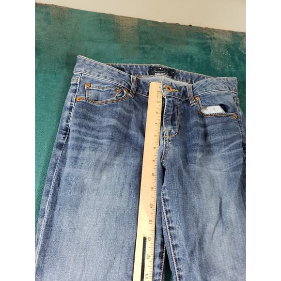 Lucky Brand Jeans Size 4 Womens Blue Stretch Pant Denim Mid Rise Lolita Bootcut - Picture 8 of 14